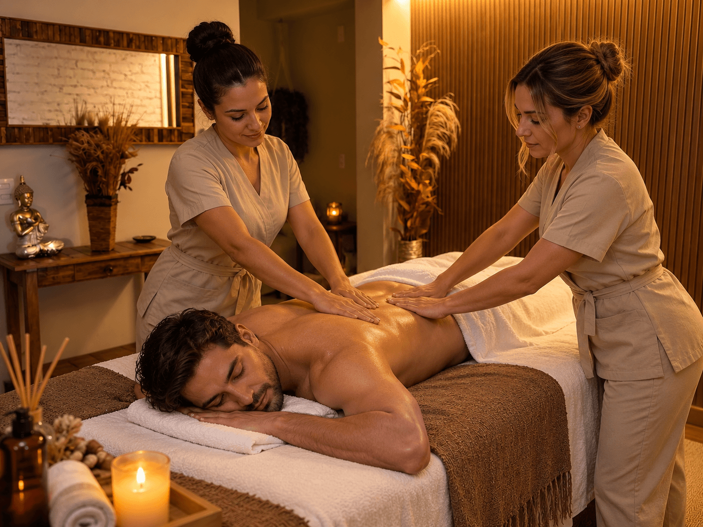 Massagem Quatro Mãos, Aruna SPA em Campinas Massagem Quatro Mãos, Aruna SPA em Campinas